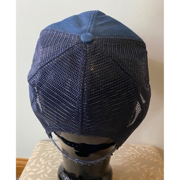 Carhartt Centennial Mesh Snapback Hats Brown & Blue Made In USA - Picture 11 of 16